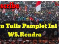 Video: Puisi Aku Tulis Pamplet Ini, Karya WS Rendra || Dibacakan oleh Feliks Hatam