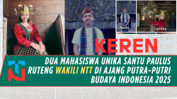 Pemilihan Putra Putri Kebudayaan 2025, 2 Mahasiswa Unika Santu Paulus Ruteng Wakili NTT